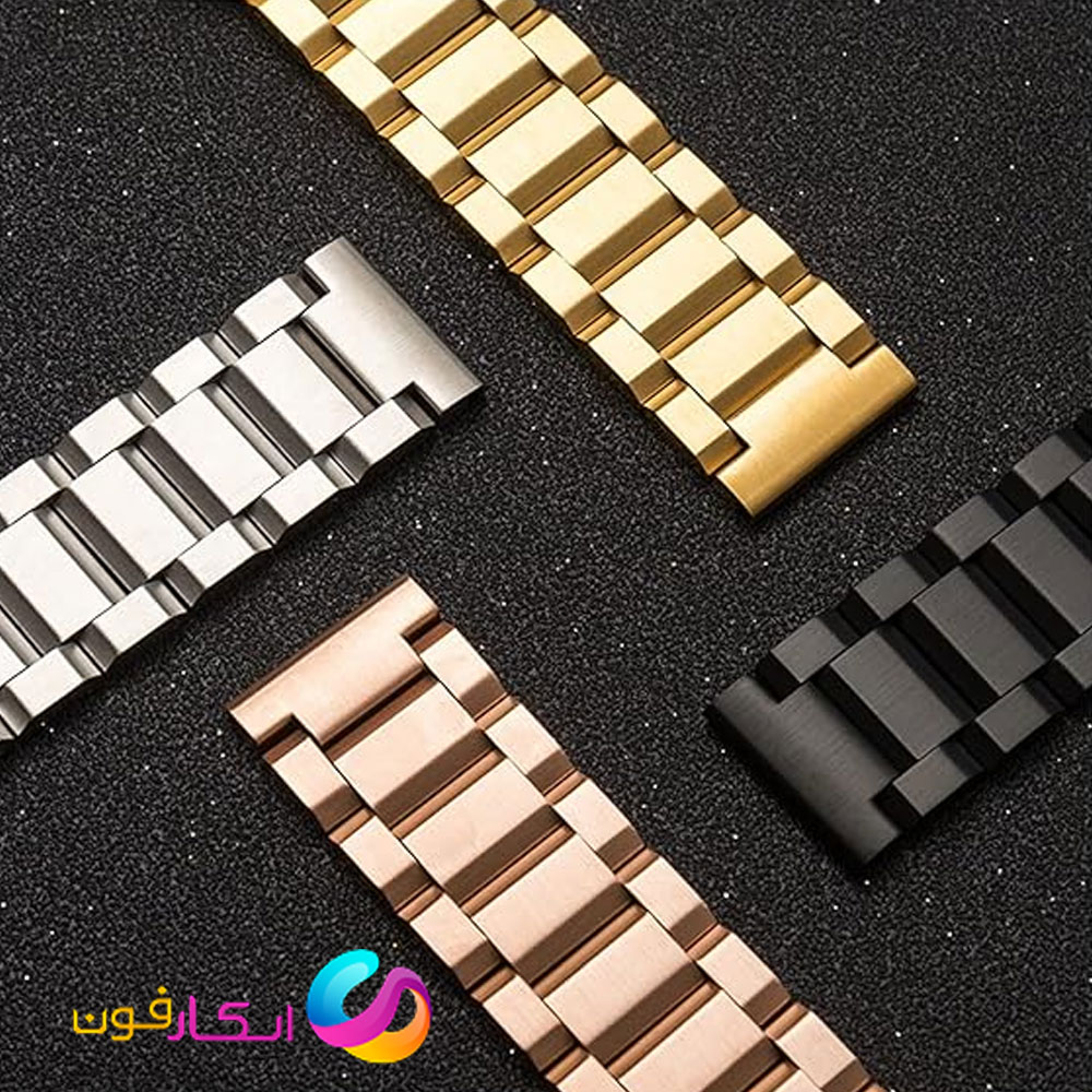 بند سه مهره رولکسی مناسب ساعت هوشمند گلوریمی Glorimi M2 Max