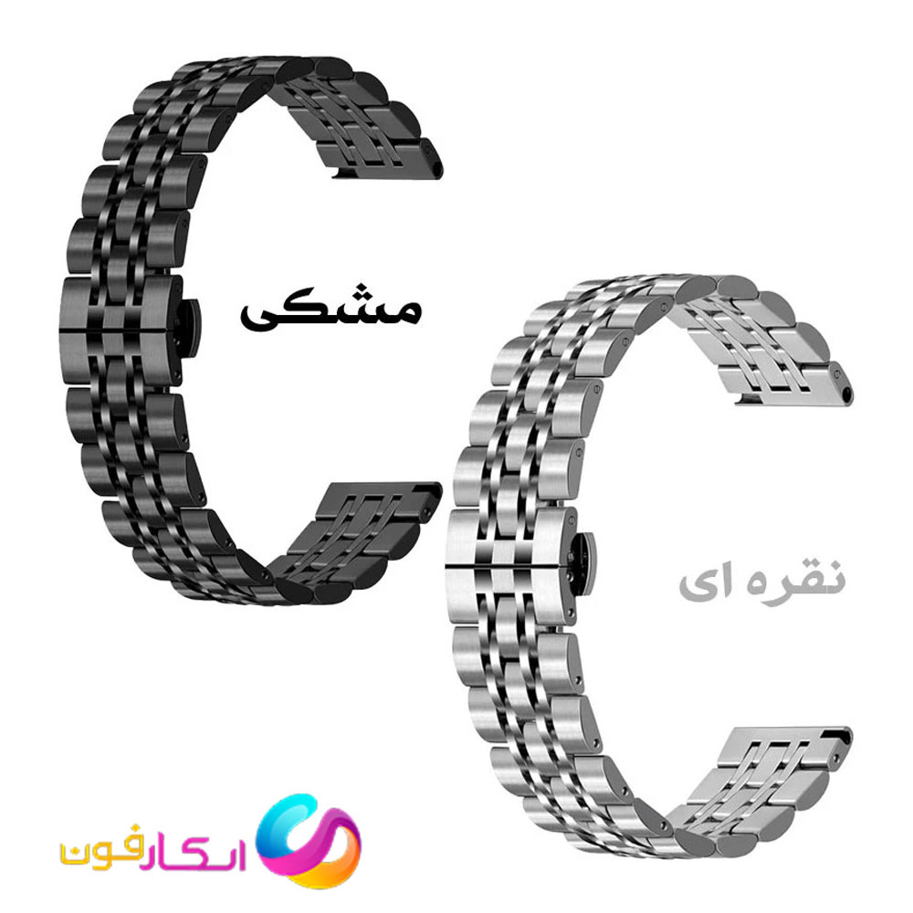 بند رولکسی مدل Lux-Steel مناسب ساعت سامسونگ واچ پنج پرو سایز 45 میلی متری Galaxy Watch 5 pro 45mm