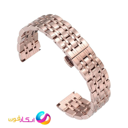 بند رولکسی مدل Lux-Steel مناسب ساعت امیزفیت Amazfit GTS2E