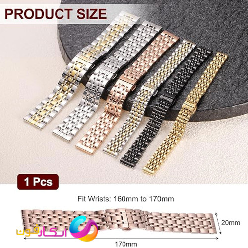 بند رولکسی مدل Lux-Steel مناسب ساعت کیسلکت KIESLECT KR PRO LTD