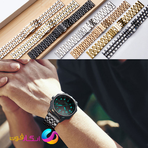 بند رولکسی مدل Lux-Steel مناسب ساعت کیسلکت KIESLECT BALANCE