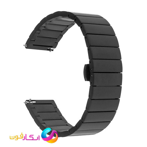 بند فلزی Link-Steel مناسب ساعت امیزفیت جی تی ار دو AMAZFIT GTR 2