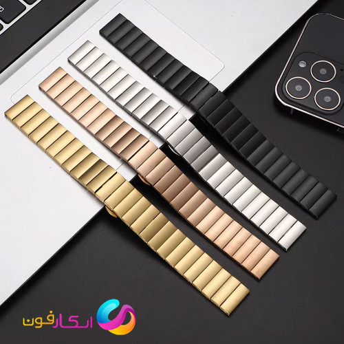 بند فلزی Link-Steel مناسب ساعت شیائومی MAIMO WATCH