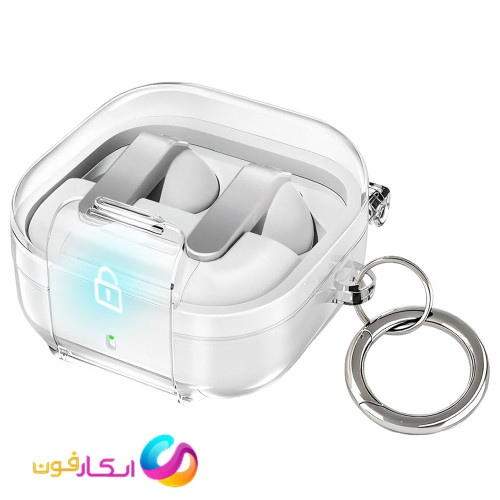 کاور شفاف استند دار مناسب سامسونگ گلکسی بادز Galaxy buds 4 / Galaxy buds 4 pro