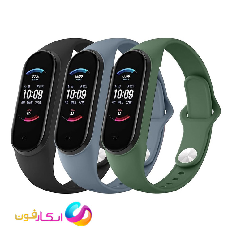 بند سیلیکونی مچ بند شیائومی می بند دو / Mi Band 2