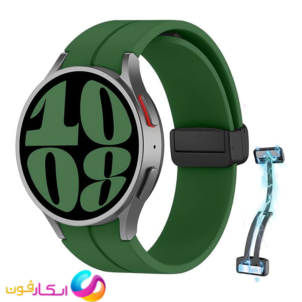 بند ساعت سیلیکونی سامسونگ گلکسی واچ چهار Galaxy Watch 4 40mm/4 44mm/4classic42.46mm