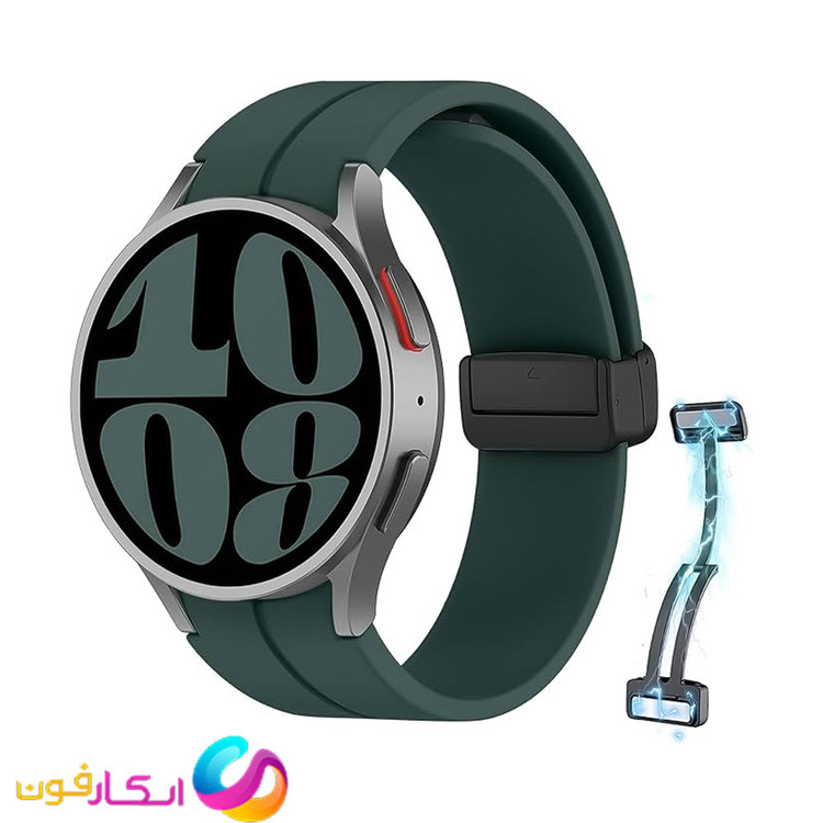 بند ساعت سیلیکونی سامسونگ گلکسی واچ شیش Galaxy Watch 6 40mm/6 44mm/6classic43.47mm