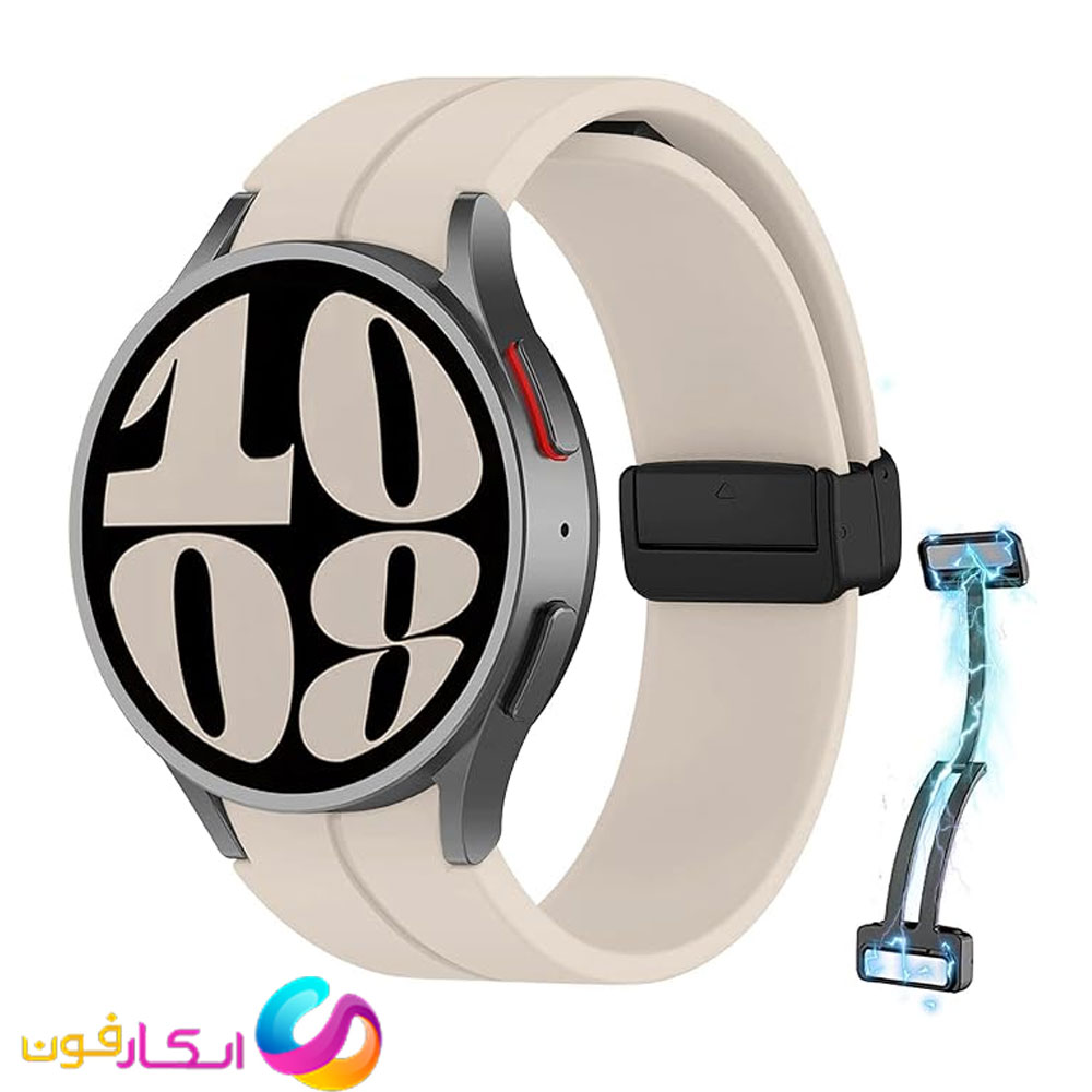 بند ساعت سیلیکونی سامسونگ گلکسی واچ شیش Galaxy Watch 6 classic 43mm