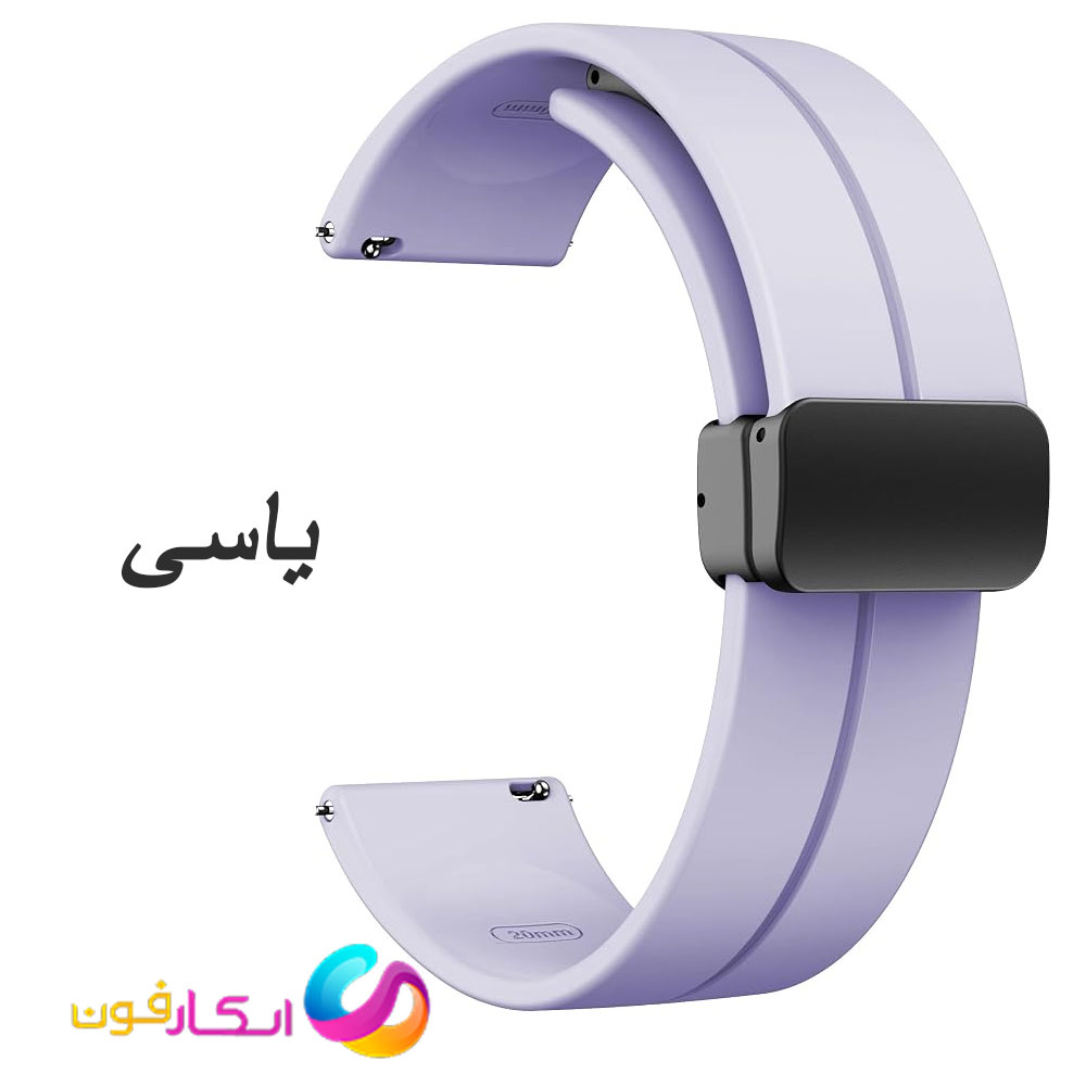 بند سیلیکونی با قفل مگنتی مناسب ساعت امیزفیت Amazfit GTR2e