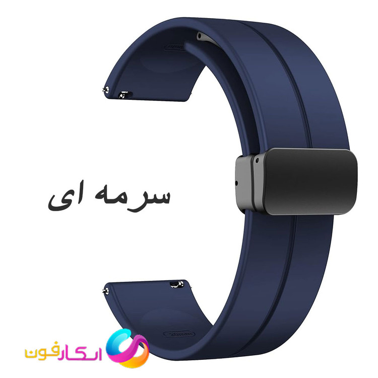 بند سیلیکونی با قفل مگنتی مناسب ساعت میبرو Mibro lite 2