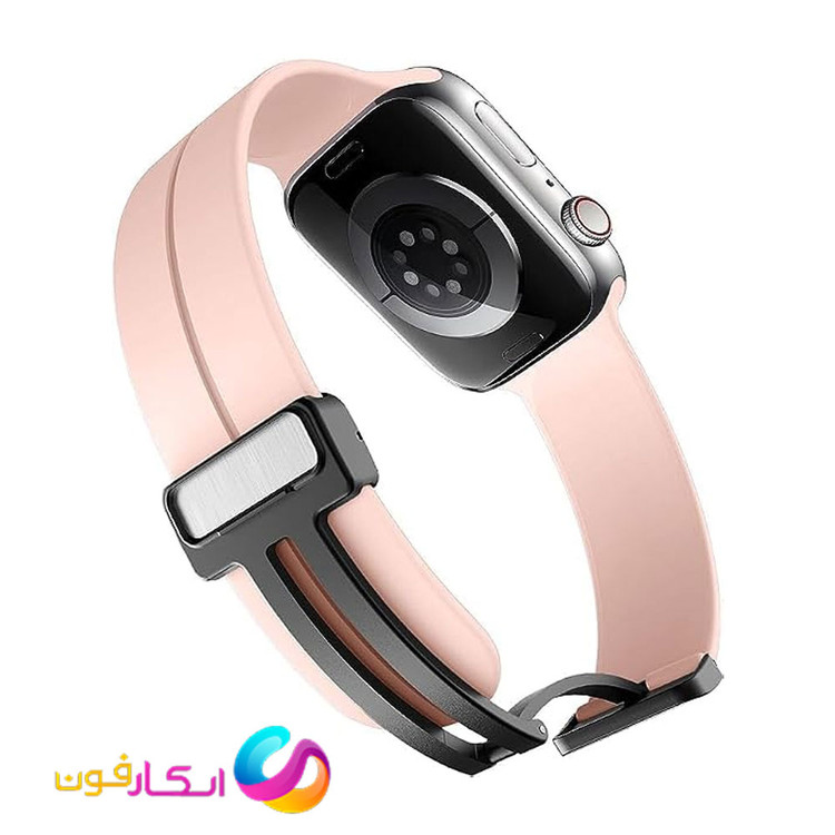 بند سیلیکونی با سگک مگنتی مناسب اپل واچ سری 11 سایز 40 میلی متری Apple Watch Seri 11 40mm