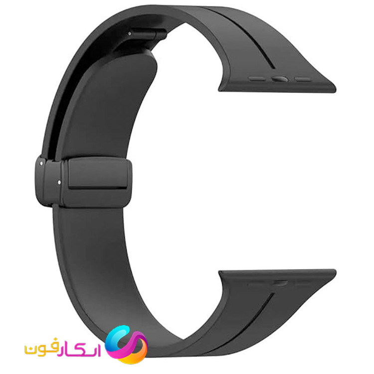 بند سیلیکونی با سگک مگنتی مناسب اپل واچ سری 11 سایز 44 میلی متری Apple Watch Seri 11 44mm