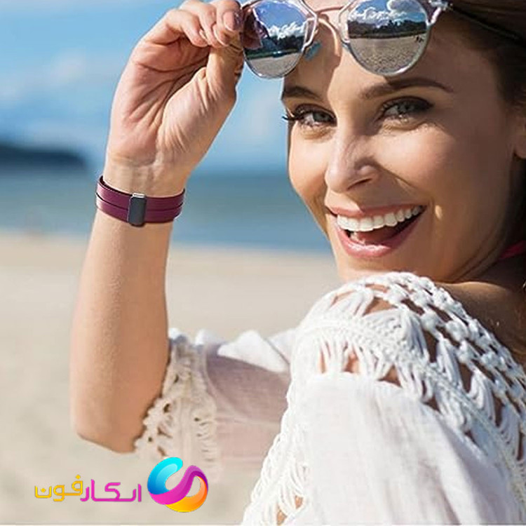 بند سیلیکونی با سگک مگنتی مناسب اپل واچ سری 10 سایز 40 میلی متری Apple Watch Seri 10 40mm