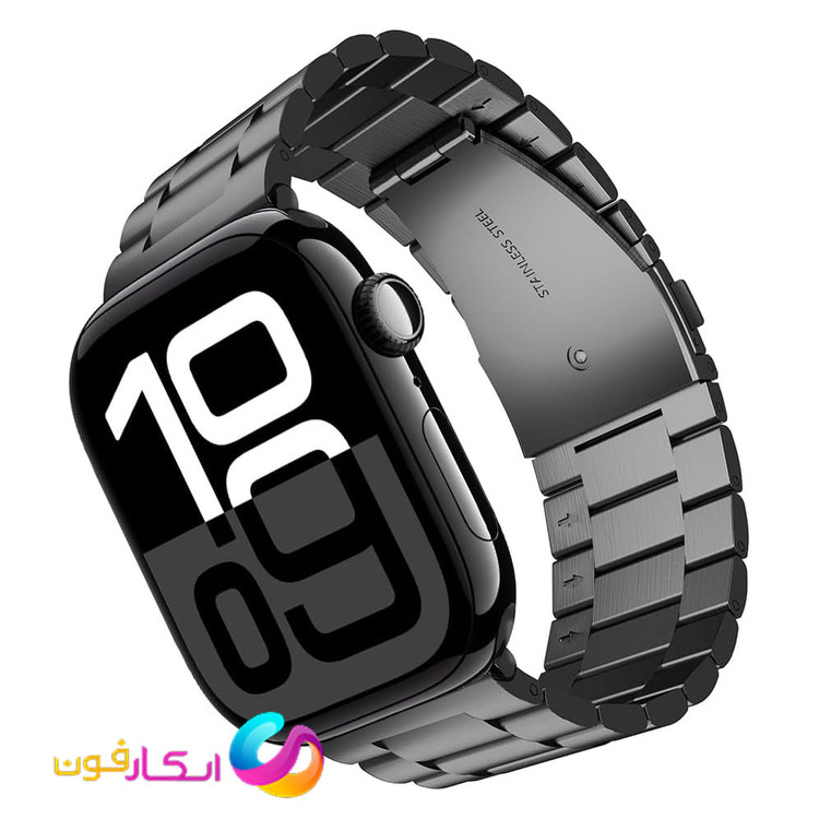 بند اپل واچ کلاسیک فلزی استیل مناسب اپل واچ سری 10 سایز 40 میلی متر Apple Watch Seri 10 40mm