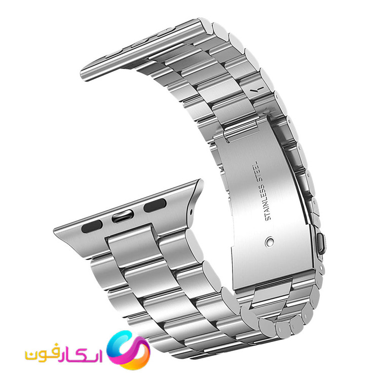 بند اپل واچ کلاسیک فلزی استیل مناسب اپل واچ سری 10 سایز 40 میلی متر Apple Watch Seri 10 40mm