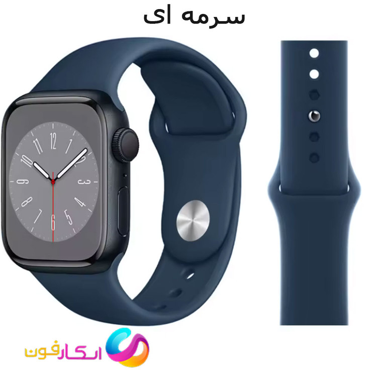 بند سیلیکونی اصلی اپل واچ مناسب سری 11 سایز 40 میلی متر Apple Watch Seri 11 40mm در رنگ بندی جذاب
