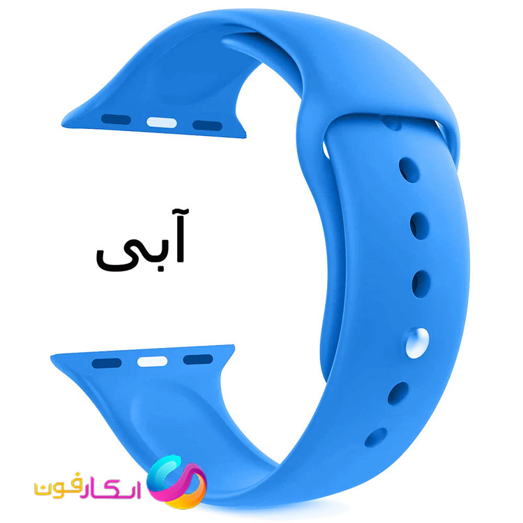بند سیلیکونی اصلی اپل واچ مناسب سری 10 سایز 44 میلی متر Apple Watch Seri 10 44mm در رنگ بندی جذاب