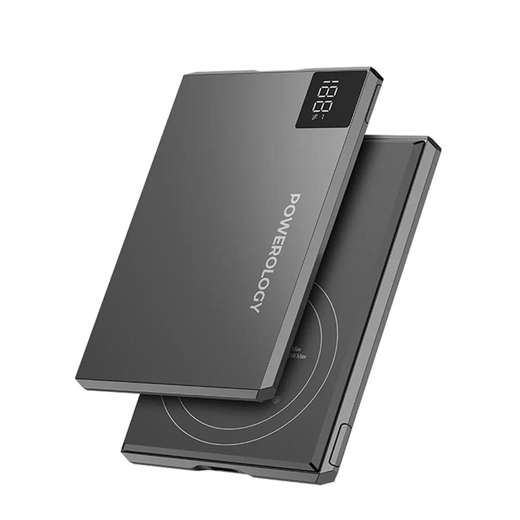 پاوربانک مگ سیف پاورولوژی Powerology Tender 5000mAh MagSafe Power Bank PPBCHA107GY
