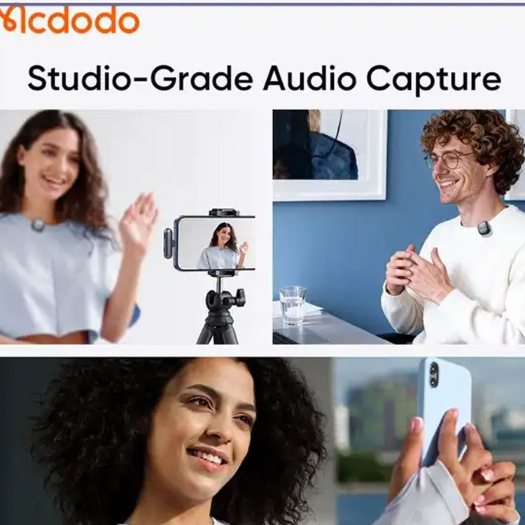 میکروفون بی سیم مک دودو Mcdodo ClearSync AI Noise-Cancelling Wireless Micropone MP-5451