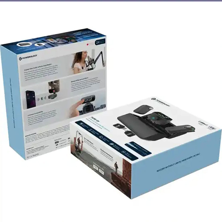 میکروفون بی سیم پاورولوژی PWS20BK فوق حرفه ای و پیشرفته دارای هوش مصنوعی