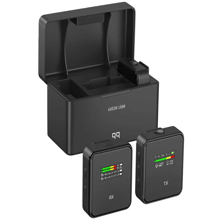 میکروفون یقه ای حرفه ای گرین لاین Green Lion GLM-Professional Wireless Mic GNPGLMMICBK