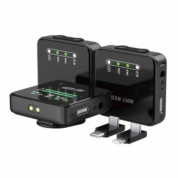 میکروفون یقه ای حرفه ای گرین لاین Green Lion GLM-Professional Wireless Mic GNPGLMMICBK