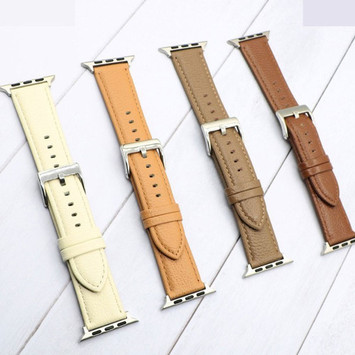 بند اپل واچ چرمی مناسب اپل واچ سایز 42 میلی متری تمامی سری ده و یازده Apple Watch se 10/11
